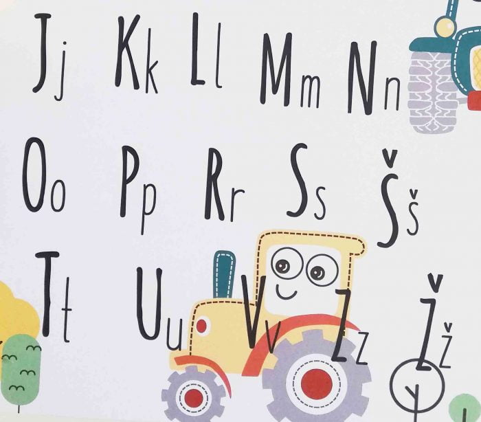 Plakat z abecedo