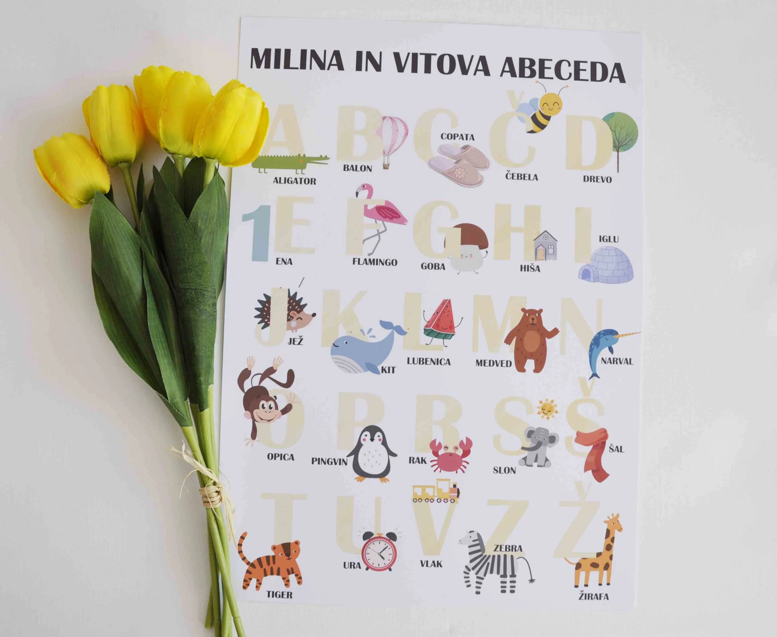 Abeceda A3 (rumena) - slika 5