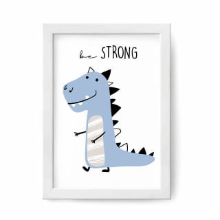 Grafika dinozaver Be strong