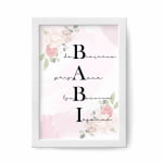 Personalizirana grafika babi - rože A5