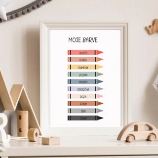Poučni plakat moje barve