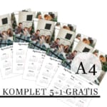 KOMPLET 5+1 gratis, koledar 2026 A4, 3 slike