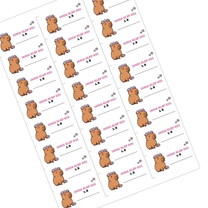 nalepke za šolske zvezke